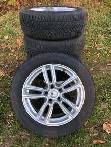 BMW X1 zimní kola 225/55R17 Goodyear Ultra Grip, 6-7mm