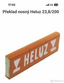 Prěklady Heluz 200 cm - 9ks