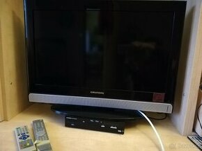 Telwvize Grundig, set top box hundai, dalkove ovladace - 1