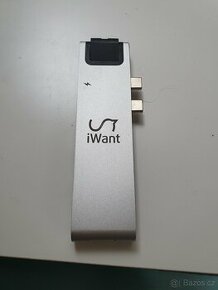 iWant USB-C HUB PRO II stříbrný 4K - 1