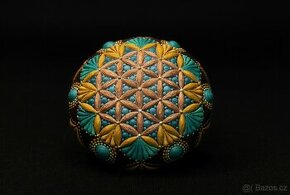 Mandala "Flower of Life" DotArt, akryl