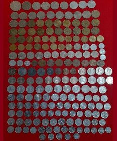 ČSR mince 191 Kusů - Žádný stejný rok - 1