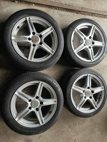 Sada kol 5x120 R16 Dezent BMW, letní vzorek 4-5mm