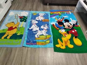 osuška NOVÉ Mickey, medvídek Pú, 101 dalmatinů