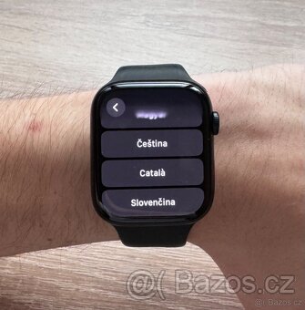 Apple Watch Series 9 45mm Midnight,top stav,záruka.