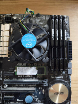 Mainboard ASUS H97-PRO, i7-4790, 24, 512