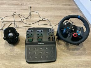 Logitech G29 s pedaly a radici paka. - 1