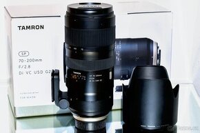 Nikon Tamron SP 70-200 mm f/2,8 Di VC NEPOUŽÍVANÝ