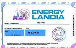 Energylandia: 2-denní vstupenka