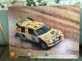 Vintage plakát rallye 1987