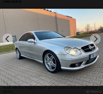 Mercedes CLK 55 AMG ORIGINÁL 5,5 V8 270kw TOP KOUSEK - 1