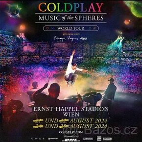 Coldplay-Music Of The Spheres,21.08. Vídeň-2x Platin Cena/ks