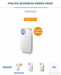 Chytrá čistička vzduchu Philips(2x použitá)