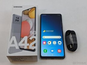 Samsung Galaxy A42 5G 4/128gb silver. Záruka 6 měsíců.