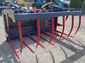 Vidle s hydraulickým drapákem - přidržovačem, 160cm, euro