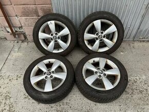 15" Elektrony SKODA 5x100 so zimnymi pneu 185/60 R15