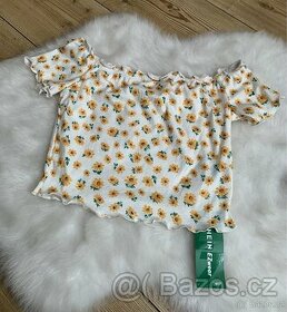 Nový květinový Crop top Shein