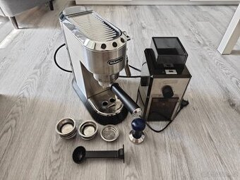 Pákový kávovar DeLonghi EC865 + mlýnek - 1