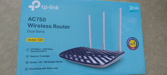 ROUTER TP-LINK ARCHER C20 DUAL-BAND 2.4+5 GHZ