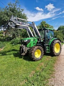 John deere 6115 R |čelní nakladač | přední ramena