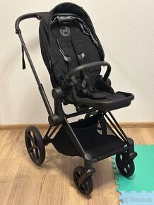 Cybex Priam 4.0 Deep Black 2022 / Set 2v1 ako NOVÝ