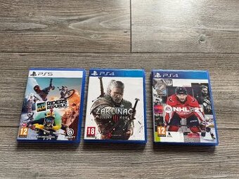 Riders Republic PS5, Zaklínač PS4, NHL 21 PS4