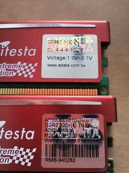 DDR2 800+ (4) 1GX8 dva kusy - 1