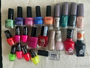 23x lak na nehty Avon, Oriflame, Dermacol a jiné