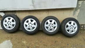 Originál alu Opel 6Jx15 ET43 + letní pneu 195/65 R15 91V - 1