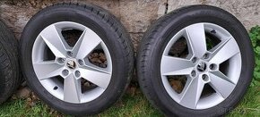 Škoda original ALU kola s letní pneu 205/55 R16