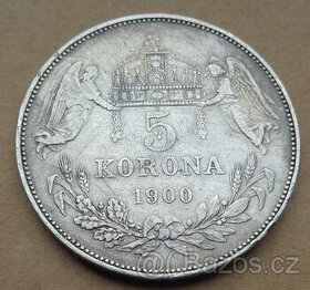 5 koruna 1900 KB - 1