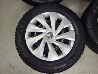 Originál 15" VW Škoda 5x100 zimní pneu 4,5-7mm