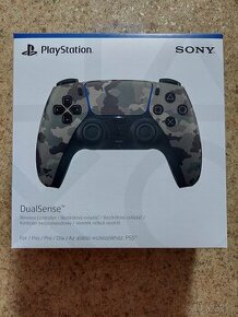 Nový Sony PS5 Bezdrátový ovladač DualSense Gray Camo