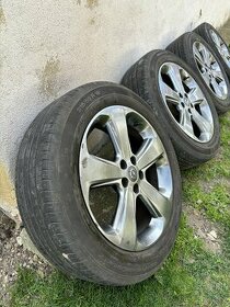 kompletní kola Opel 18” 5x105, pneu 215/55/18 Continental - 1