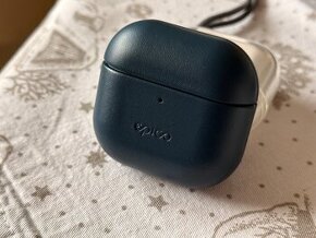 Epico kožený kryt pro Apple Airpods 4 modrý