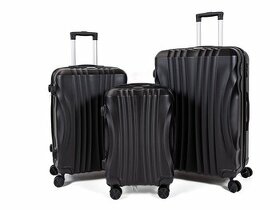 Cestovní kufry Mifex V83, sada 3kusů,M,L,XL,černá TSA - 1