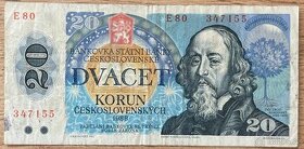 20 Kčs 1988 E80 347155