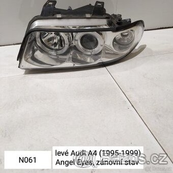 LEVÉ SVĚTLO AUDI A4 ANGEL EYES  originální  KOD:  model 1995