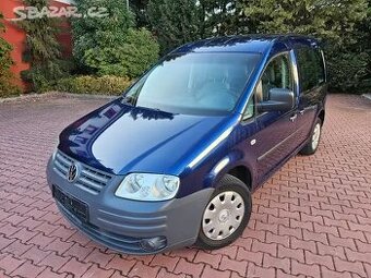 VW Caddy 1.9 TDI 77kW,7.Míst,Tažné,Klima,Serviska.