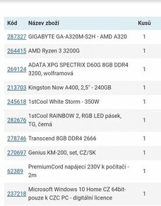 Počítač Gigabyte AMD A320 Ryzen 3200G - 1