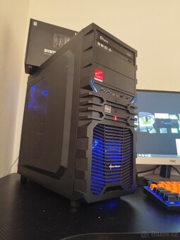 HERNÍ PC RYZEN 5 2600 GTX 1660 SUPER + AOC 24 MONITOR