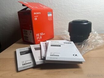 Sony 50 1.8 FE portrétní objektiv