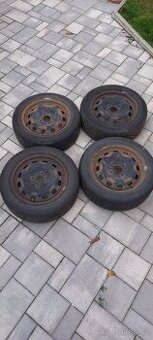 Disky plech. FORD 15" 4x108, zimní pneu 195/50R15