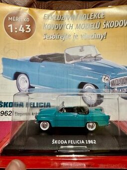 Škoda felicia 1962 kabrio 1:43