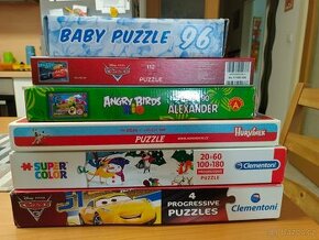 Puzzle - Hurvínek, Cars, Angry Birds, 4 roční období - 1