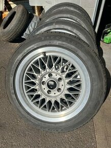 Alu BBS 7,5x16 et23 vč.pneu 205/55 r16 5x112