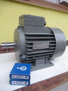 Patkový elektromotor 380V.1,1kw-1410ot.min.NOVÁ ložiska.