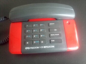 Stolni tlacitkovy telefon CPO FREEDOM 1 CS TELECOM - 1