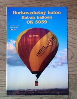 Papírový model horkovzdušného balonu