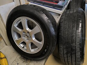 Alu kola Volvo XC60 5x108 r17 Originál,pneu zimní 6mm235/65